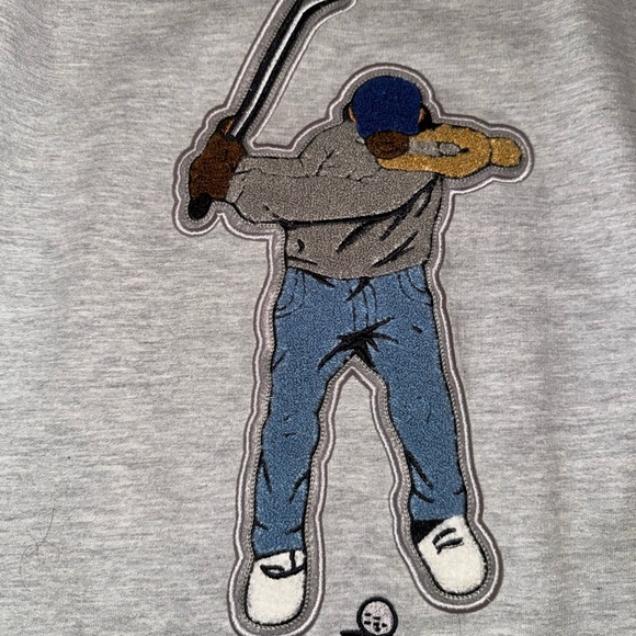 Eastside Golf Crewneck Sweater Grey, Medium - Picture 4 of 7